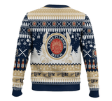 Miller Lite Christmas Peaceful Night Ugly Sweater