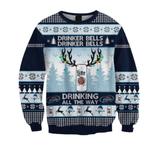 Miller Lite Drinker Bell Ugly Sweater