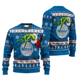 Natural Light Grinch Hand Stock Ugly Sweater