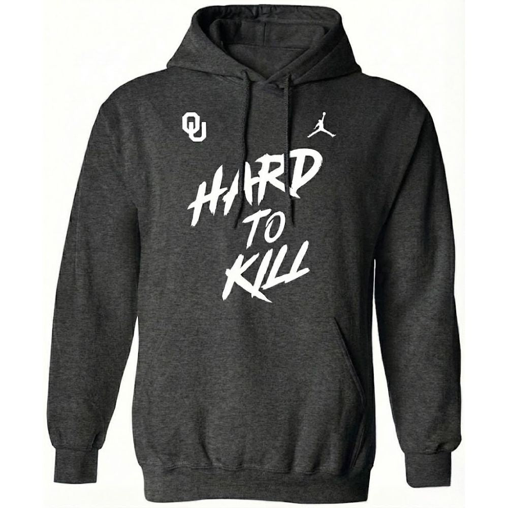 Dark Heather Oklahoma Hard To Kill Sooner Hoodie