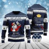 Personalized Corona Extra with Claus Ugly Sweater