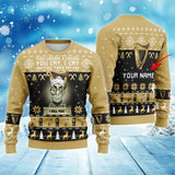 Personalized Guinness Funny Skeleton Ugly Sweater