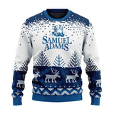 Personalized Samuel Adams Reindeer Christmas Ugly Sweater