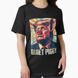Retro Quiet Piggy Anti Trump Shirts