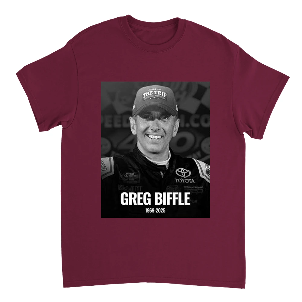 Maroon Rip Greg Biffle Shirt