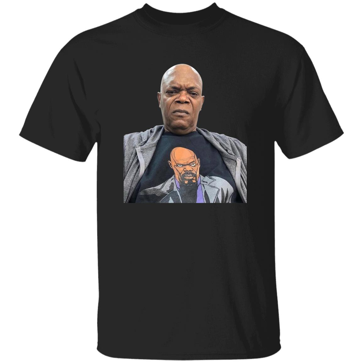 Samuel L. Jackson Wearing A Shirt Of Himself Shirt