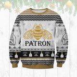 Tequila Patron Christmas Holiday Ugly Sweater