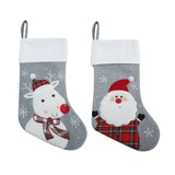 Christmas Socks Gift Bags New 3D Snowman Christmas Socks Christmas Gifts Holiday Candy Bags Gift Socks Decoration