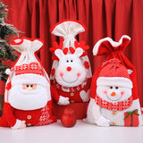 Christmas Santa Claus High end Gift Bag Christmas Eve Apple Packaging Bag Children's Candy Gift Cloth Back Bag