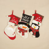 Christmas Socks Gift Bag Gift Socks Christmas Tree Pendant Candy Bag