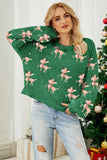 Christmas sweater lazy loose cute long sleeved pullover knitted sweater