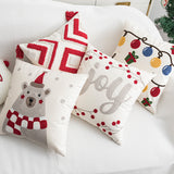 Christmas Day Ins style decorative embroidered pillows Christmas party cushions Living room sofas Bedhead pillowcases