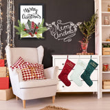 Christmas stockings Christmas gift bags Christmas candy bags gold foil embroidered socks three styles of long socks