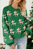 Christmas sweater lazy loose cute long sleeved pullover knitted sweater