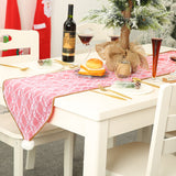 Christmas decoration items, lace double ball table flag, dining table decoration, placemat, home velvet tablecloth