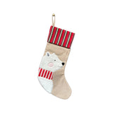 Christmas linen decorative socks snowman socks candy gift bags Christmas tree pendants
