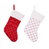 Christmas decoration supplies, high-end Christmas socks, red Christmas stockings, gift bags, tree hanging gift socks