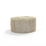 New Gold Onion Cloth Christmas Ribbon Gold Powder Decorative Bow Material Christmas Wire Edge Weaving Ribbon Decoration