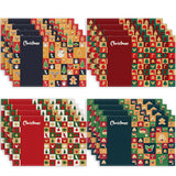 Christmas Plaid Meal Mat Linen Christmas Tree Snowman Printed Table Mat Holiday Party Decoration Insulation Mat