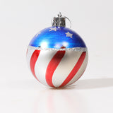 American Independence Day decoration props American style painted balls hand-painted Christmas balls Christmas tree decorations