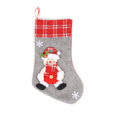Christmas Socks Gift Bag Santa Claus Decorative Candy Gift Bag Santa Claus Socks Decorative Gift Bag