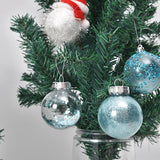 6cm30PCSpet Transparent Christmas Ball Set, Christmas Tree Pendant, Festival Window Decoration Prop