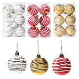Christmas Ball Decoration Alien Ball Christmas Tree Decoration Prop 6 Water Wave Ball Set