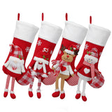 Christmas Socks Santa Claus Snowman Elk Socks Christmas Tree Pendant Gift Bag