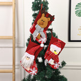 Christmas Socks Pendant Christmas Tree Decorative Socks Cartoon Socks Candy Gift Bag In Stock