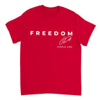 Unisex Red Freedom Shirt | Charlie Kirk Red Shirt | We Wear Red