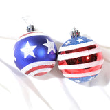 Hanging decorative props Captain America Christmas plastic ball hand-painted ball cover