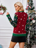 Autumn and winter fashion temperament round neck Christmas clothing pullover sweater
