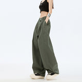 Women's Pants Workwear Trousers for Women Loose High Waist Yamamoto Wide Leg Scissors Pants