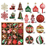 Christmas decorations, plastic balls, holiday party decorations, pendants, Christmas ball sets