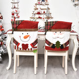 Christmas decoration chair set, new figurine chair cover, European and American decoration ornaments, home decor