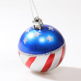 American Independence Day decoration props American style painted balls hand-painted Christmas balls Christmas tree decorations