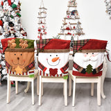 Christmas decoration chair set, new figurine chair cover, European and American decoration ornaments, home decor