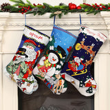 Christmas decorations, Christmas socks, pendants, gift bags, candy bags, holiday decorations, and dressing supplies