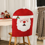 Christmas Decorative Seat Cover Elderly Dining Table Chair Home Seat Cover Christmas Chair Cover Embroidered Handicrafts
