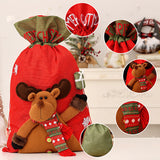 Christmas gift bag, Santa Claus backpack, children's gift bag, jewelry bag