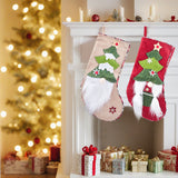 Christmas Decorations 3D Elf Faceless Dolls Christmas Socks