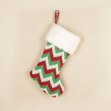 Christmas Knitted Socks Christmas Decorative Socks Candy Gift Bag Hanging Christmas Socks Hanging Gift Bag