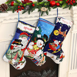 Christmas decorations, Christmas socks, pendants, gift bags, candy bags, holiday decorations, and dressing supplies