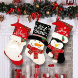 Christmas Socks Gift Bag Gift Socks Christmas Tree Pendant Candy Bag
