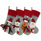Holiday Socks Creative Cartoon Old Man Snowman Elk Decoration Gift Bag Christmas Home Decoration