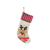 Christmas linen decorative socks snowman socks candy gift bags Christmas tree pendants