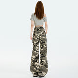 Camouflage Cargo Pants for Women with Multiple Pockets