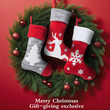 Christmas decorations, candy socks, embroidered Santa Claus socks, Christmas children's gifts, socks, gift bags, pendants