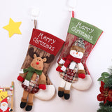 Christmas gift bag, candy bag, Christmas decoration pendant, large Christmas socks, Christmas tree pendant, gift