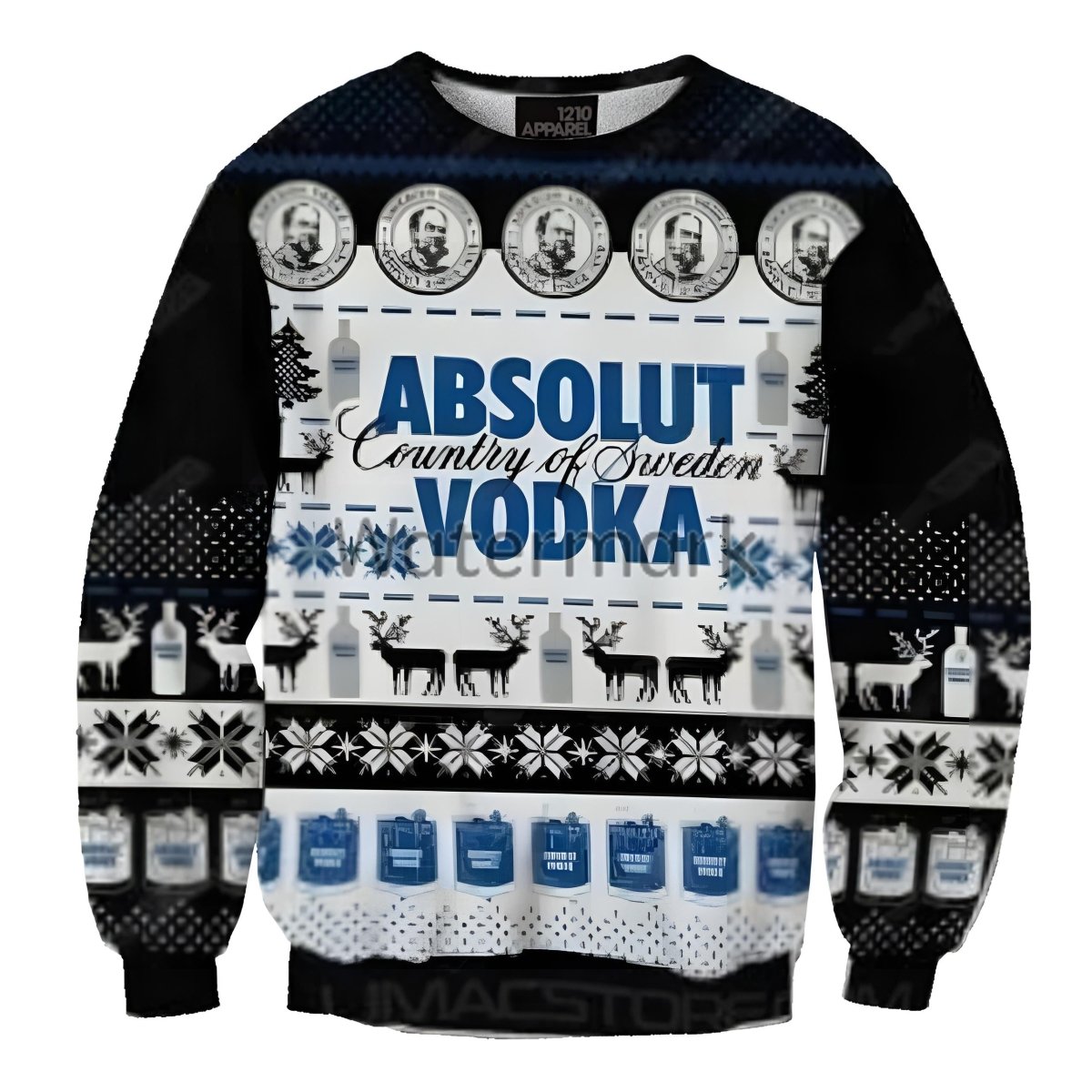 Absolut Vodka Christmas Ugly Sweater